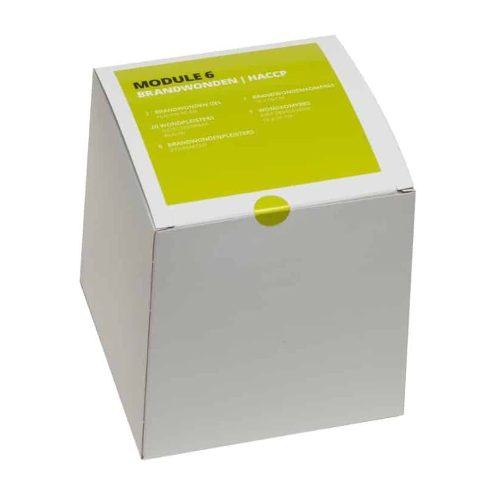 Module 6 – Brandwonden/HACCP voor Moduleverbanddoos